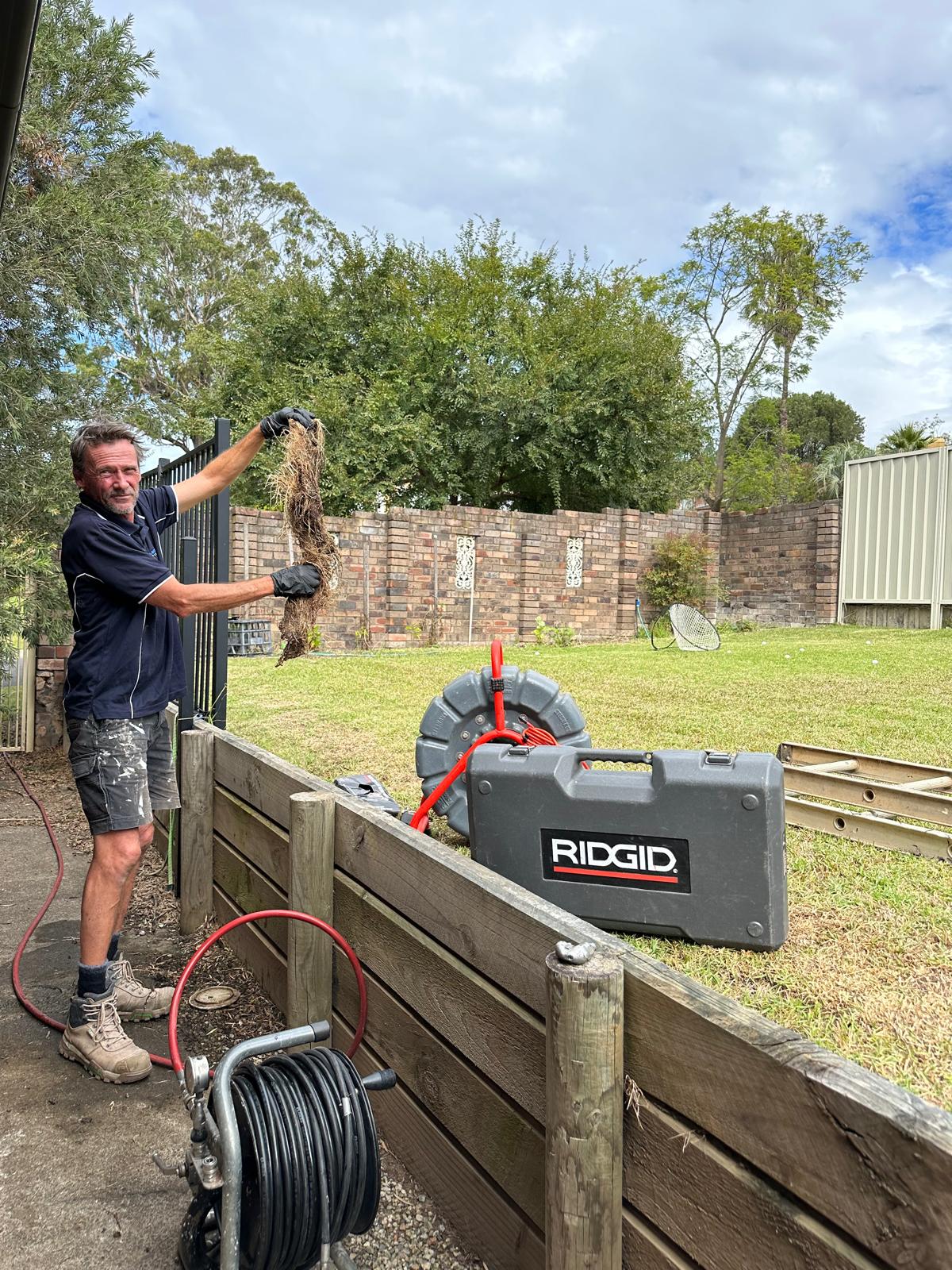 blocked outdoor drain in nowra nsw