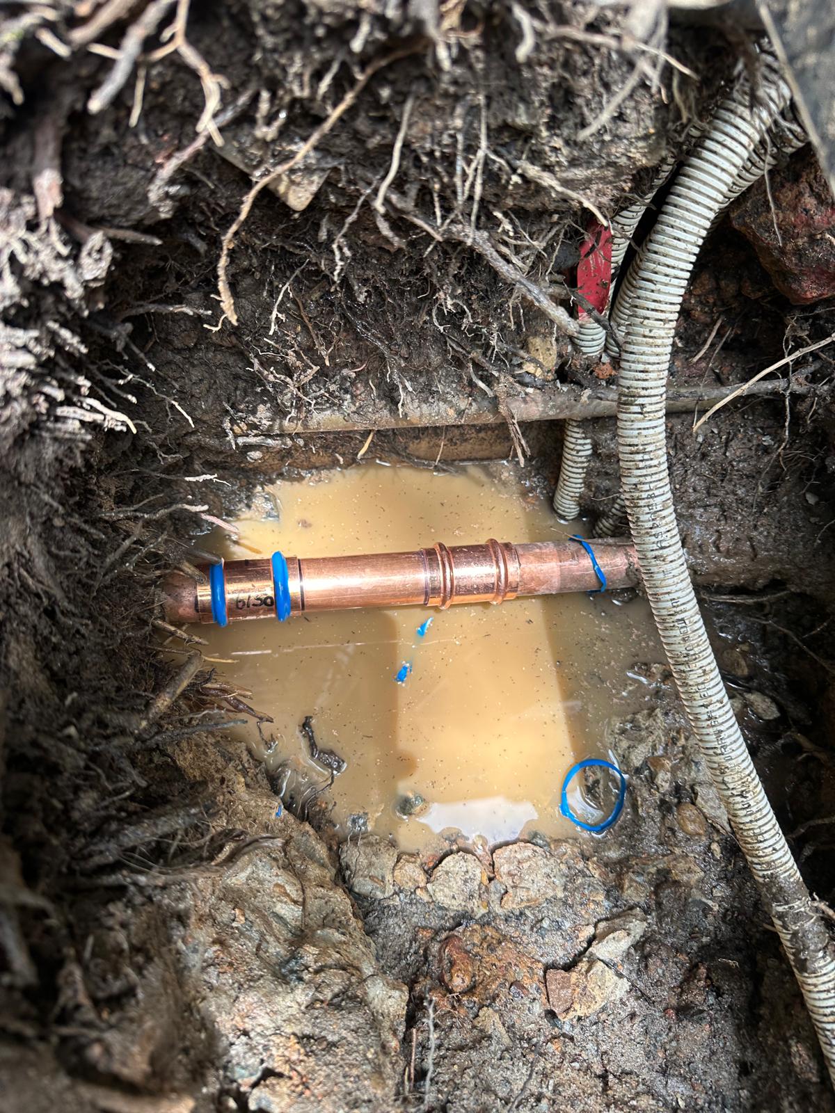 A plumbing expert inspecting a burst pipe in Nowra to prevent water damage and costly repairs.