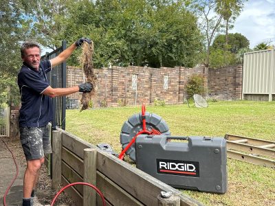 blocked outdoor drain in nowra nsw